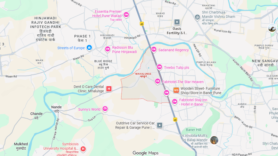 Location Map Mahalunge Pune